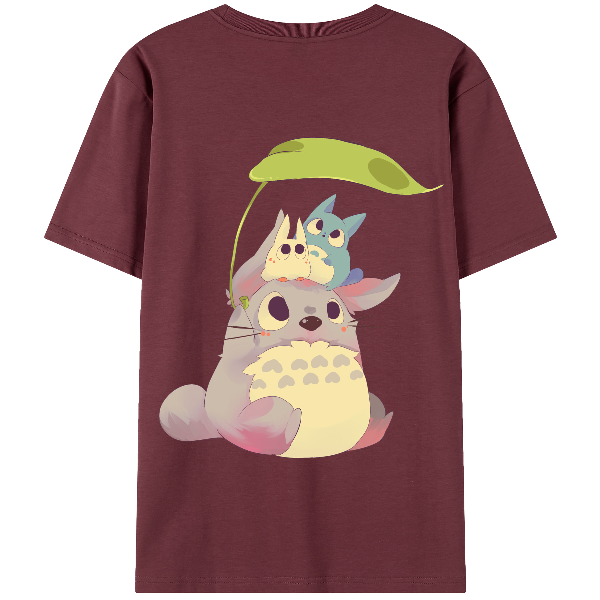 （画像用） となりのトトロ 草壁メイ 草壁サツキ My Neighbor Totoro Satsuki Kusakabe Mei Kusakabe 綿100％半袖Tシャツ（背面プリント）